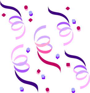 Streamers Clip Art - vector clip art online, royalty ...