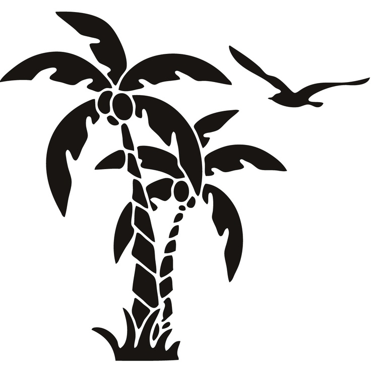 Palm Tree SCAL SVG | Silhouette