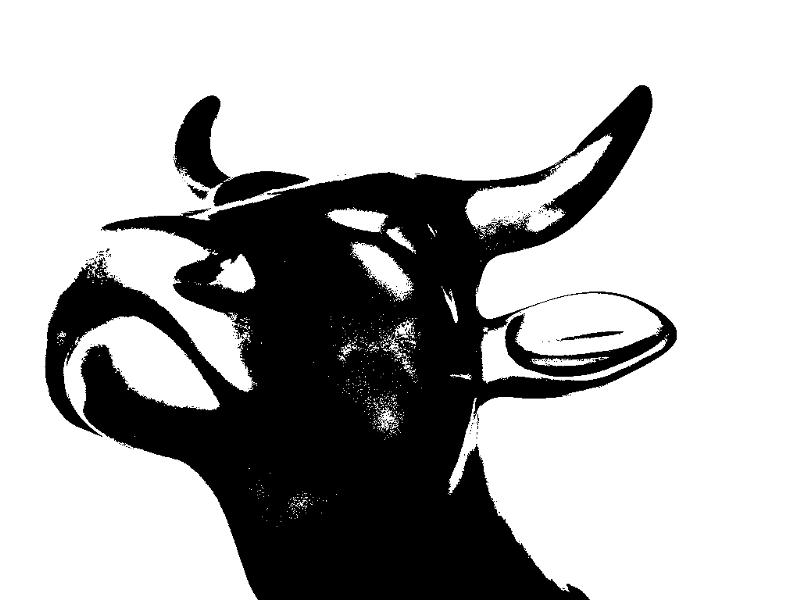 Image - Cow metal Silhouette.jpg - WikiJET