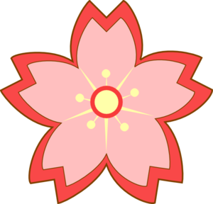Sakura Blossom clip art - vector clip art online, royalty free ...