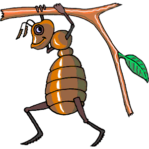 Ant Carrying Twig clipart, cliparts of Ant Carrying Twig free ...