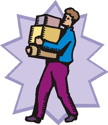 clipart moving away