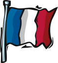 Royalty Free France Flag Clipart