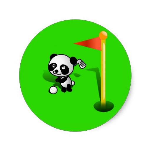 Golf Green Stickers, Golf Green Sticker Designs