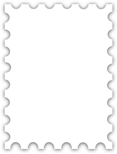 Blank Postage Stamp Template Dedicated To Susi Tekunan By R.d. ...