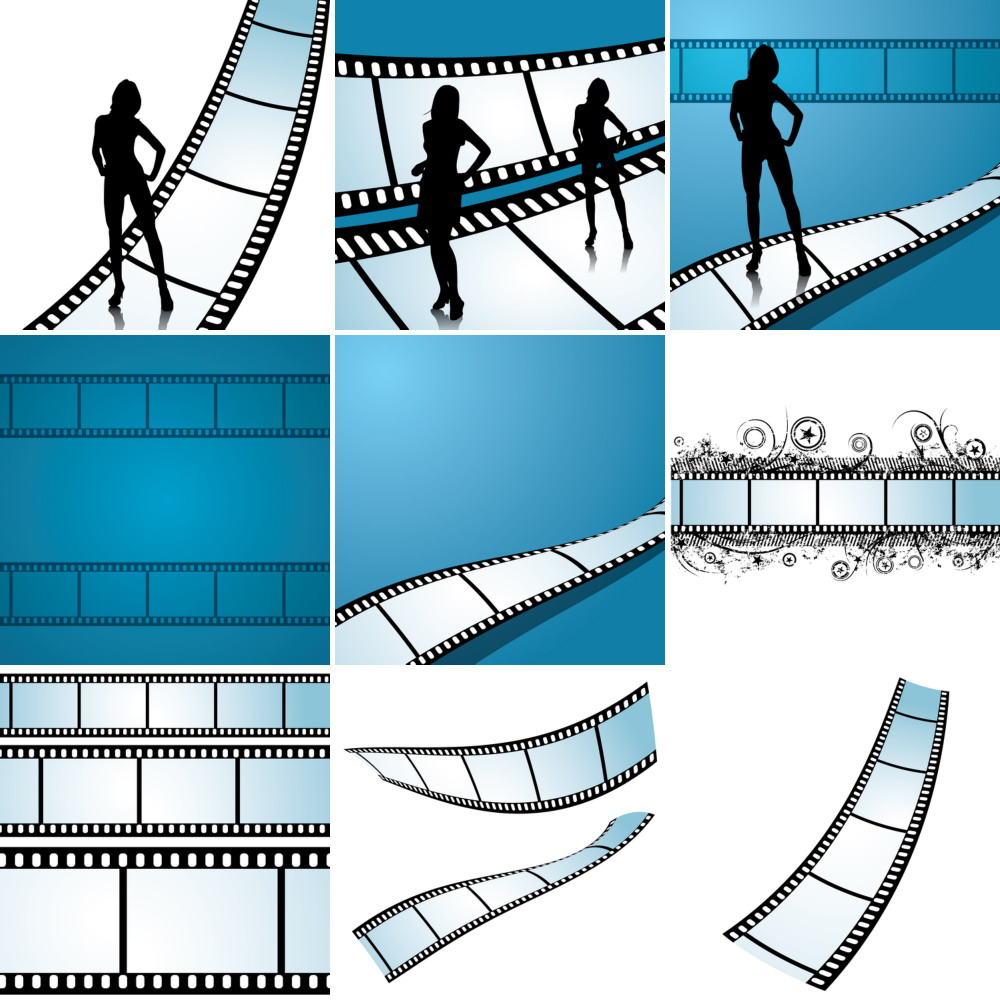 Filmstrips Vector | DragonArtz Designs (we moved to dragonartz.