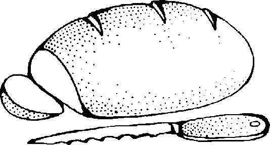 loaf of bread Colouring Pages (page 2)
