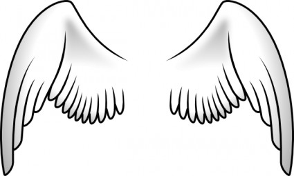 Wings clip art Vector clip art - Free vector for free download