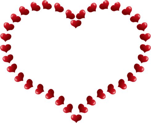 Heart template clipart