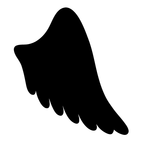 Angel wing clip art