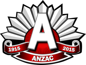 Anzac Logo Red 1915 2015 - vector Clip Art