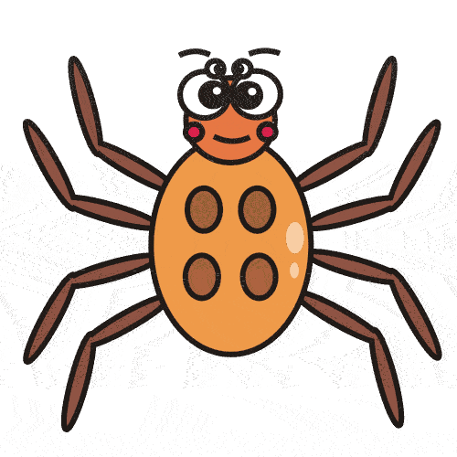 Spider clipart for kids