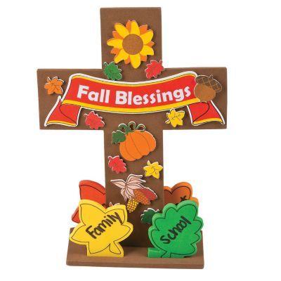 Cross crafts, Thanksgiving blessing and Table centerpieces on ...