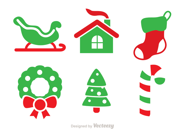 Christmas Duo Tone Vector Icons - Download Free Vector Art, Stock ...