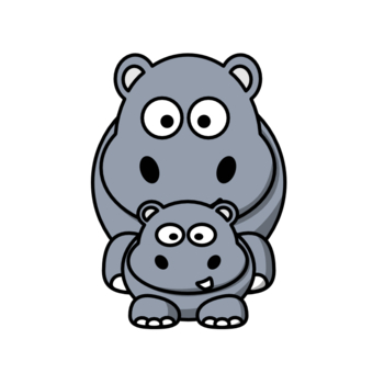 Hippos Cartoon | Free Download Clip Art | Free Clip Art | on ...