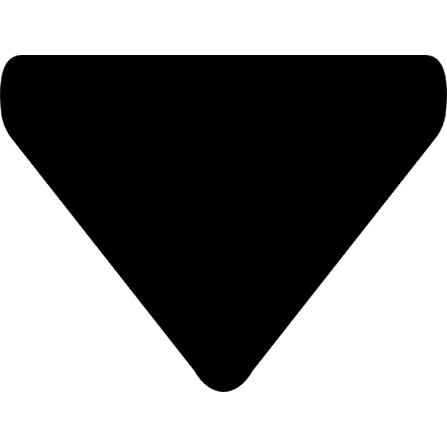 Triangular black arrow pointing down Icons | Free Download
