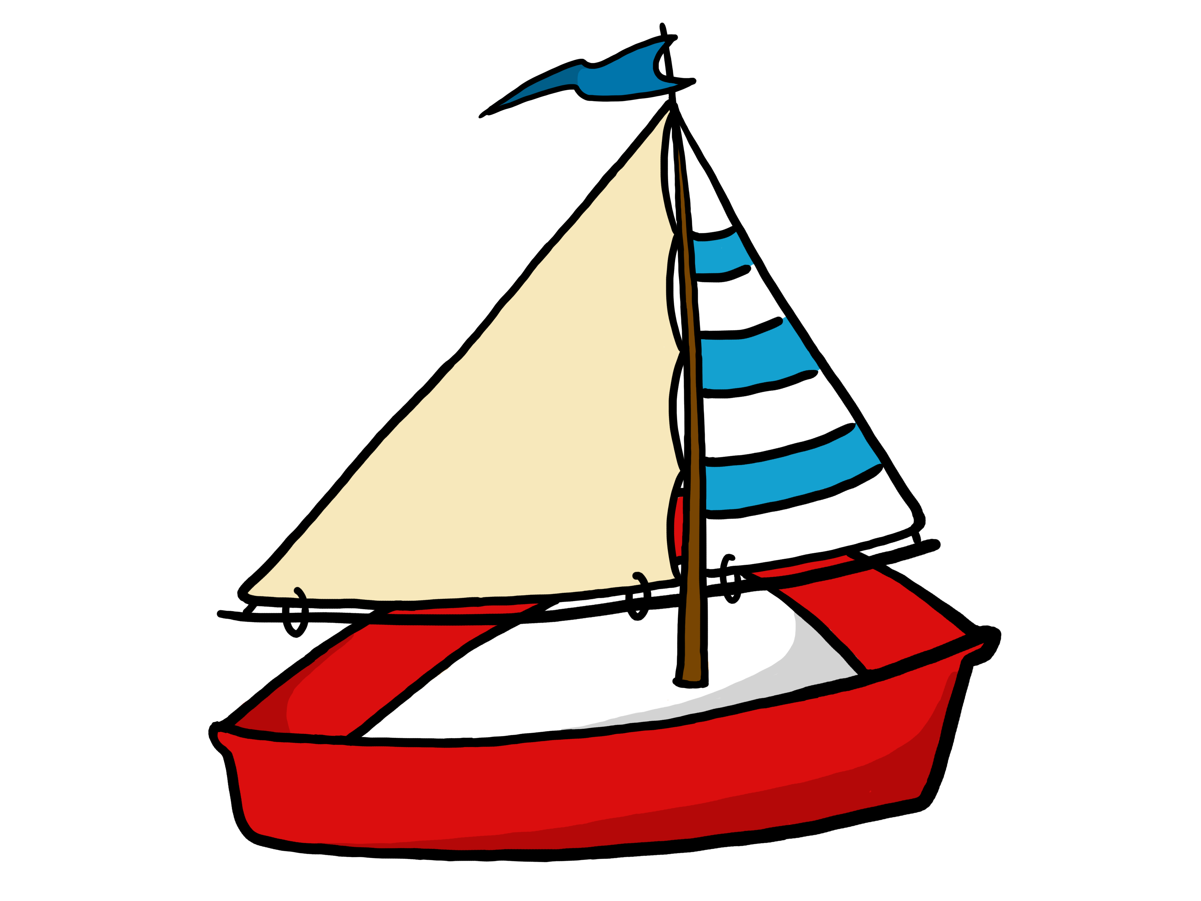 Clipart Of A Sailing Boat - ClipArt Best