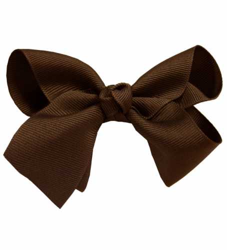 Brown Beautiful Girls Large Hair Bow Hair Clip | Girls Hair Clips ...