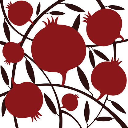 Pomegranate Clip Art, Vector Images & Illustrations