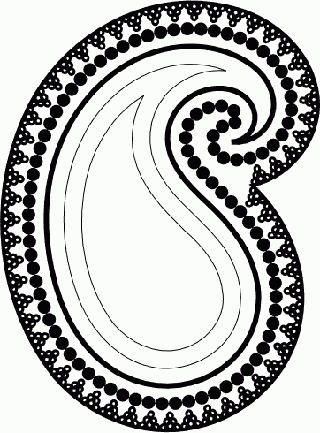 Inkscape Tutorial: Paisley Motif | Vectors