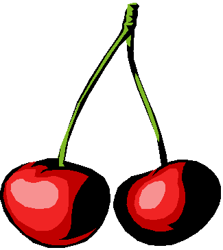 Cherry red cherries clip art at vector clip art image #19211