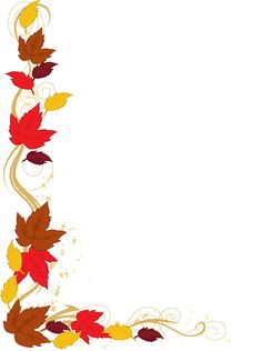 Fall Leaves Border Clipart - Free Clipart Images