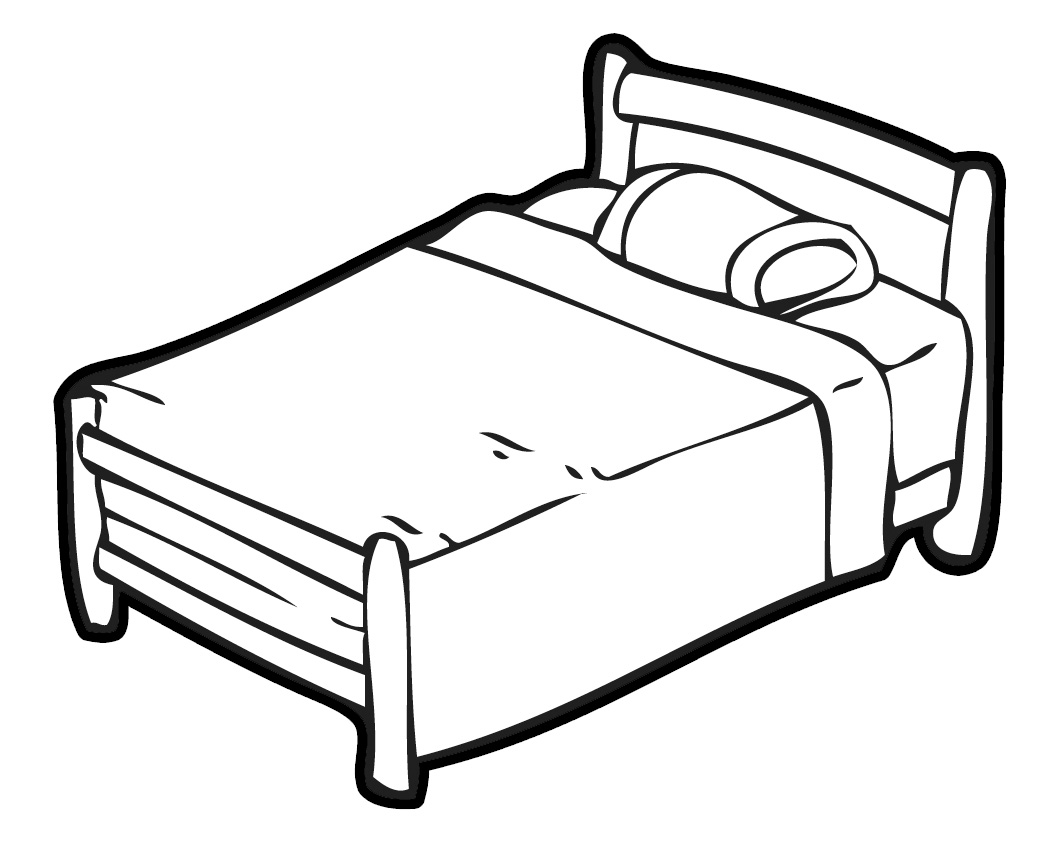 Make Bed Clipart Bed Clipartcartoon Bed Cartoon Bed Clipart Black ...