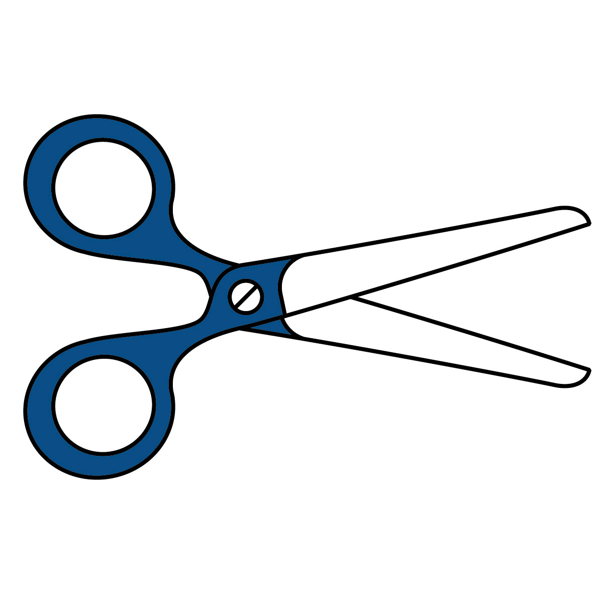Scissors Line Drawing - ClipArt Best