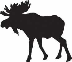 Moose clipart silhouette