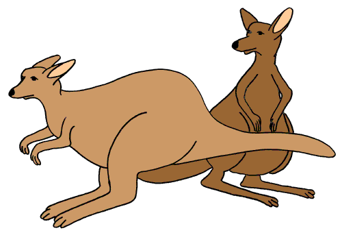 Clip Art - Rabbit, Longhorn Cow, Dog, Donkey, Kangaroo, Squirrel ...