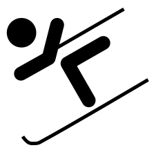 Skier clipart