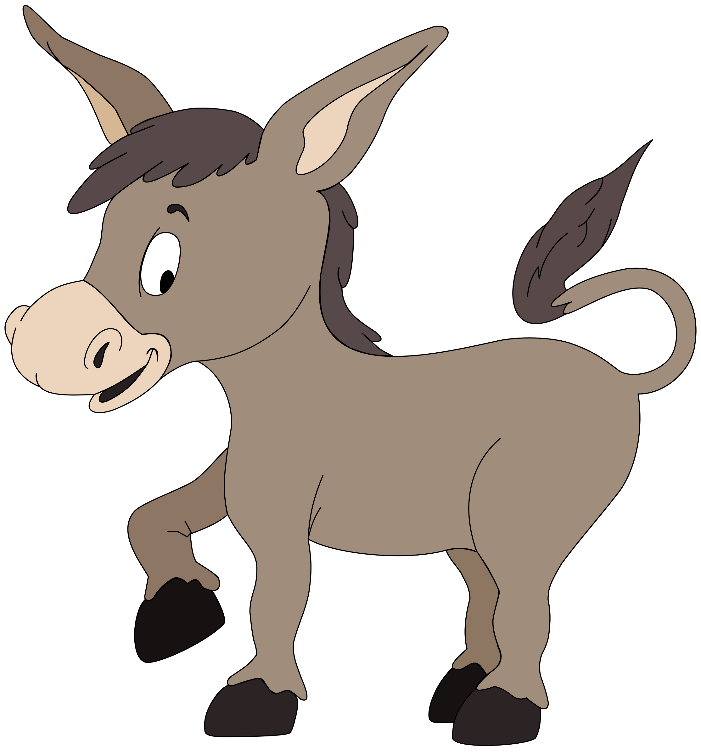 Clipart donkey pictures