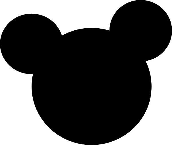 Minnie mouse clipart outline