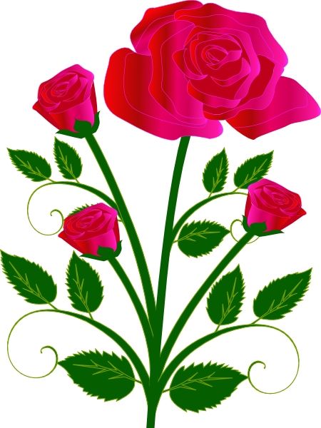 Pink Roses Clipart | Free Download Clip Art | Free Clip Art | on ...