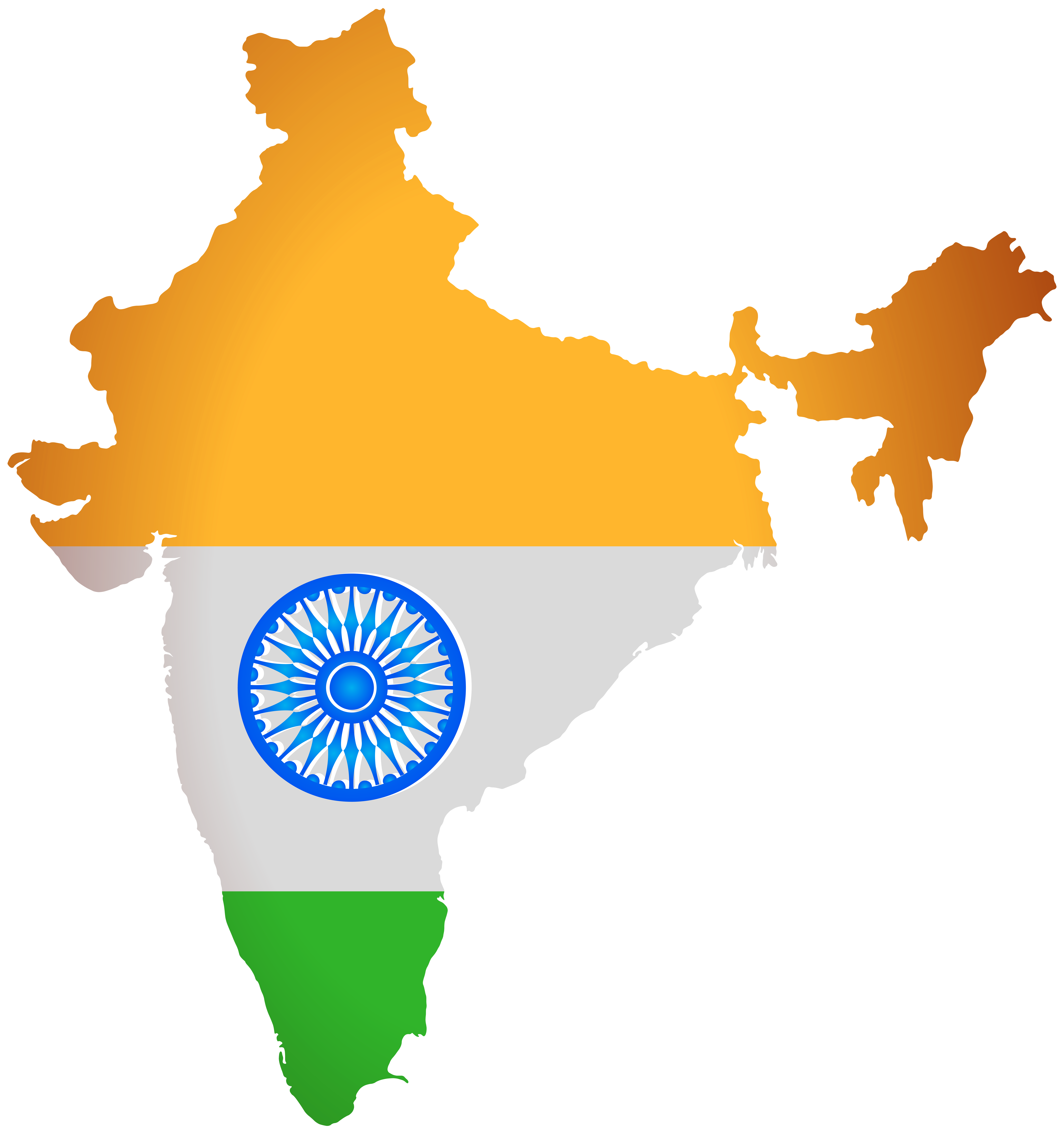 India Map Clipart 