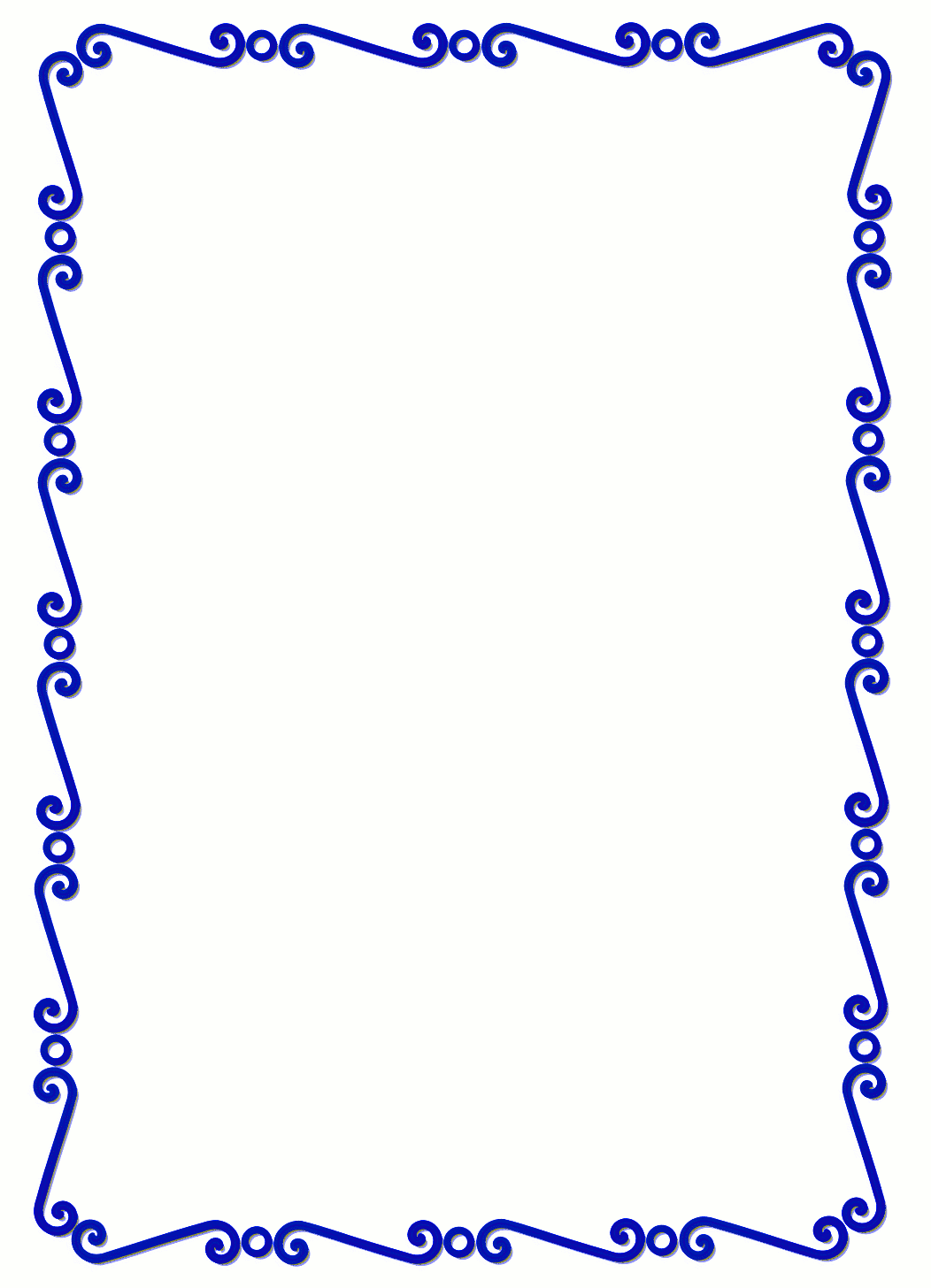 Blue Flower Border ClipArt Best