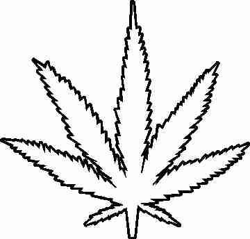 Pics For > Weed Leaf Outline