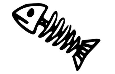Cartoon Dead Fish In Water