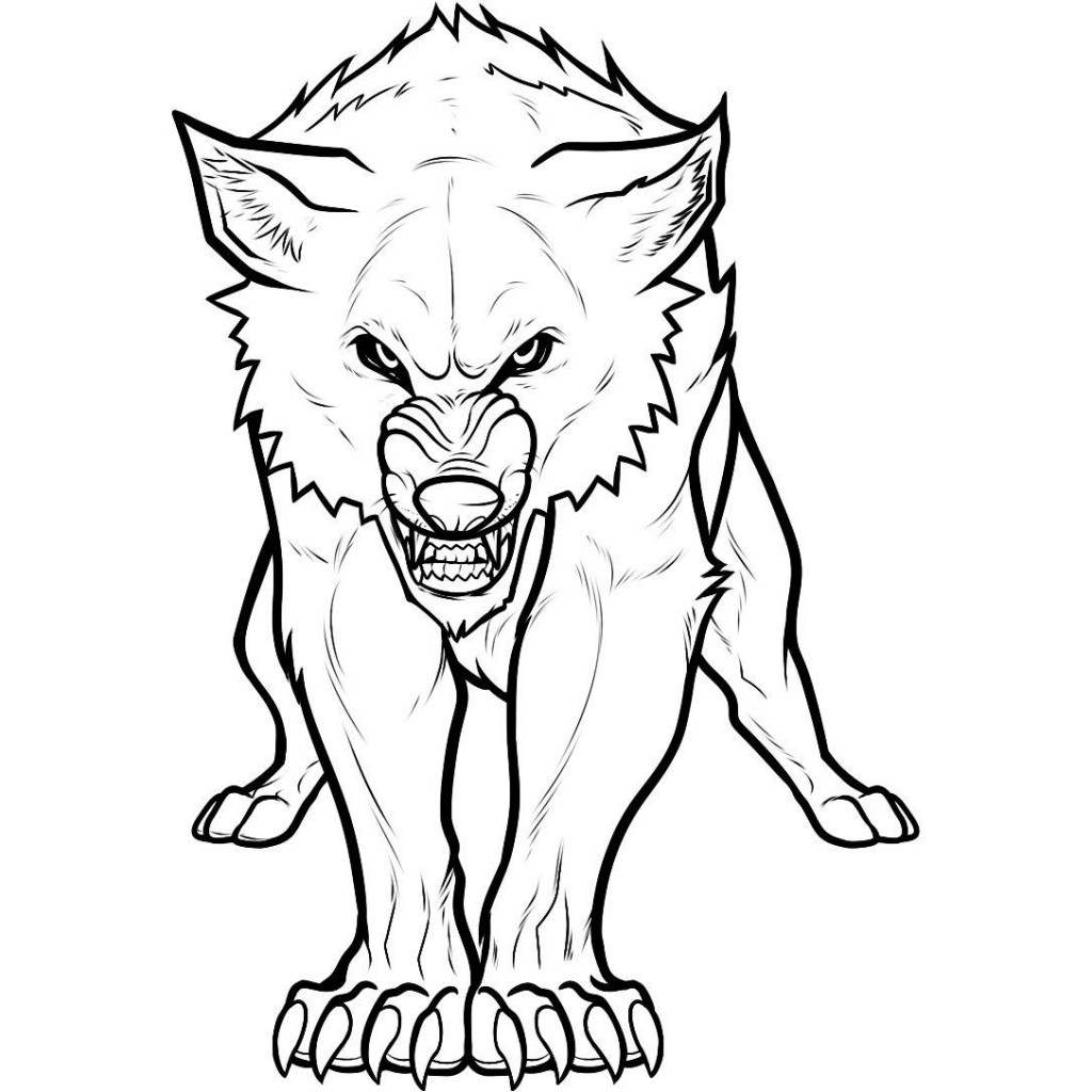 Wolf Coloring Pages - Walloid