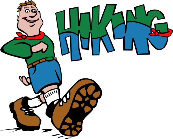 Hiker Hiking Clip Art - vector clip art online ...