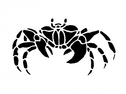 Pics For > Blue Crab Stencil