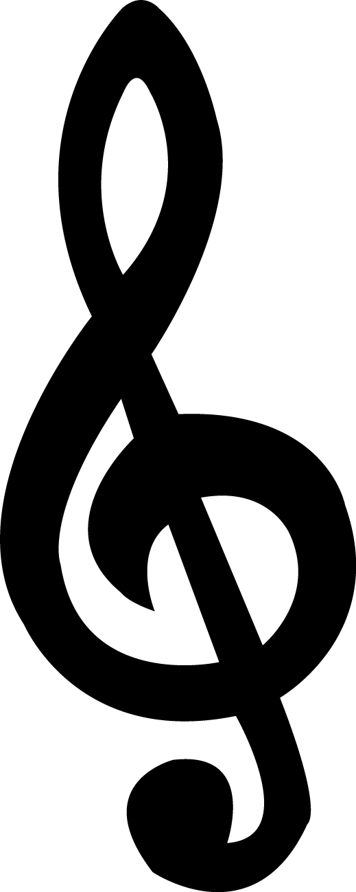 J WITH TREBLE CLEF - ClipArt Best