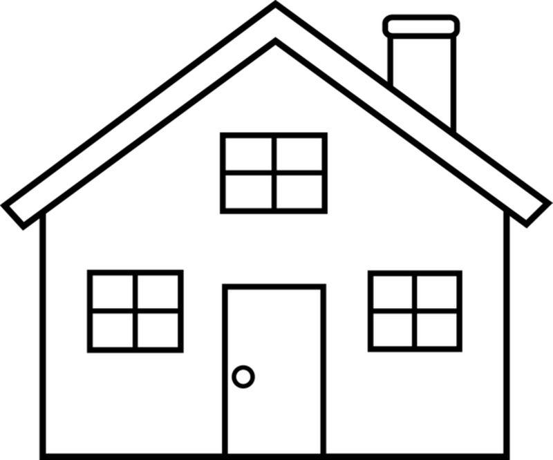 House Line Art | Free Download Clip Art | Free Clip Art | on ...