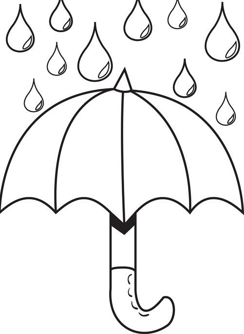 Free Umbrella Coloring Pages Photoage - Free Coloring Sheets
