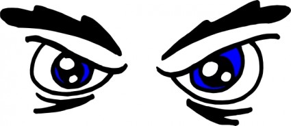 Angry Eyes clip art Free vector in Open office drawing svg ( .svg ...