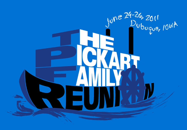 Pickart Family Reunion T-Shirt Logo on Behance