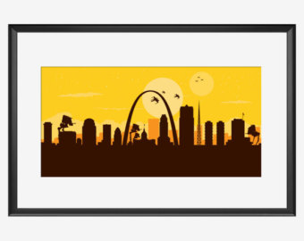 saint louis skyline – Etsy