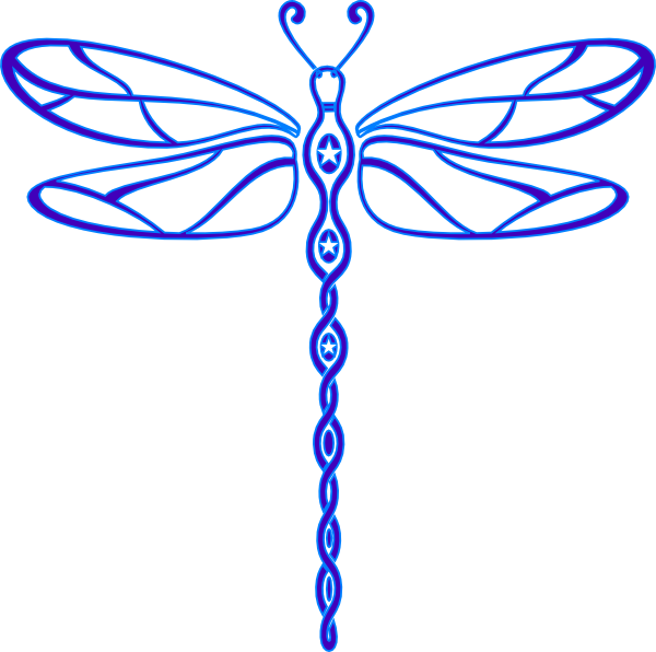 Dragonfly Outline Clipart