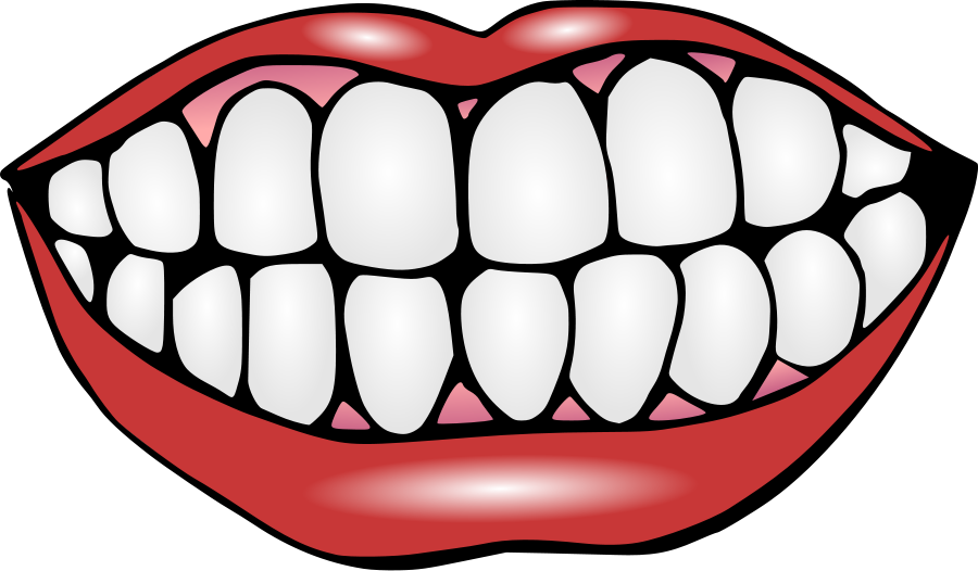Smile teeth clip art