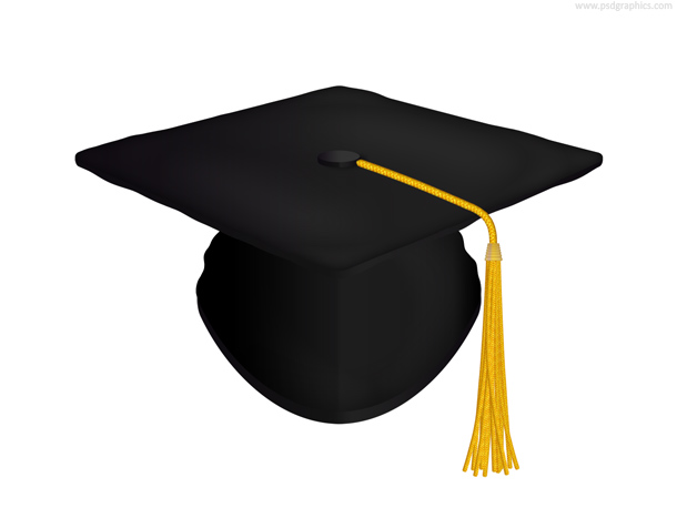 Graduation cap icon (PSD) | PSDGraphics